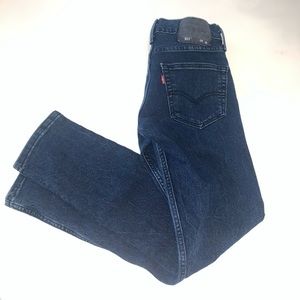 Levi’s 511 dark blue wash 5 pocket w/ zipper front 28x30